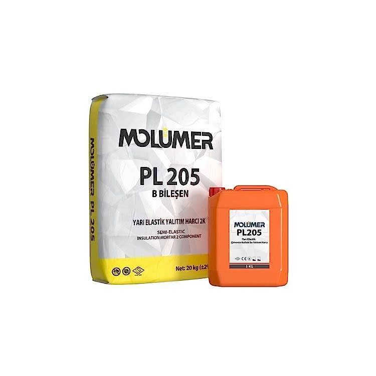 PL205 Yarı Elastik Çimento Katkılı Su Yalıtım Harcı
