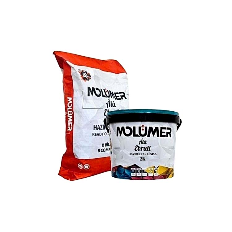 Ebruli Hazır Renkli Sıva 2K