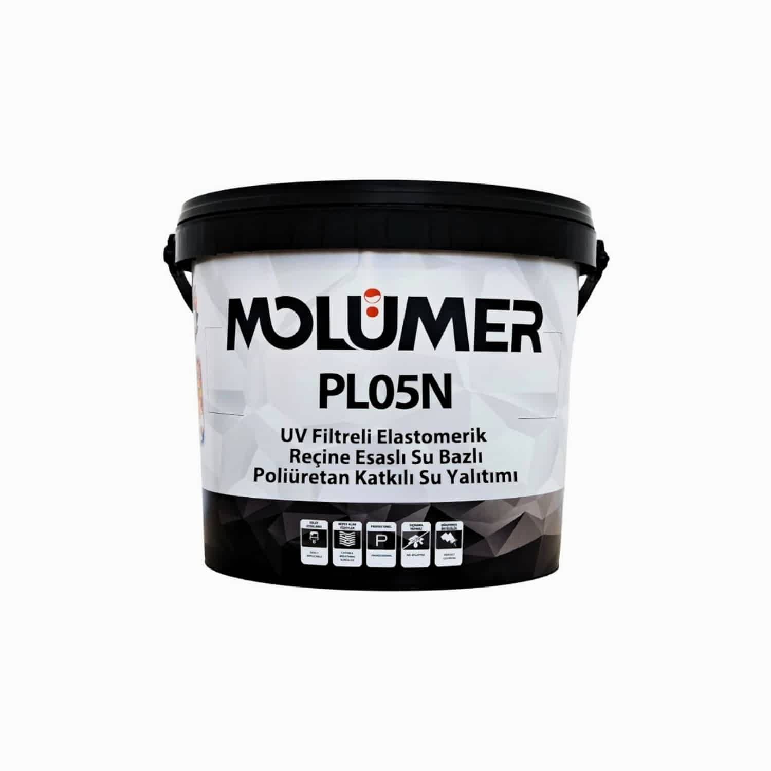 PL05N UV Filtreli Elastomerik Reçine Esaslı Su Bazlı Poliüretan Katkılı Su Yalıtımı